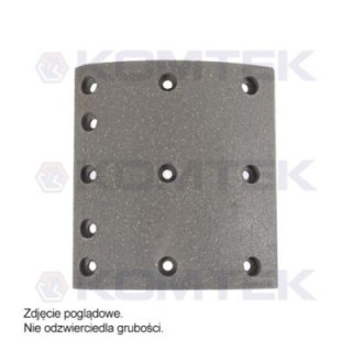 Okładzina hamulcowa Premium bez otworów