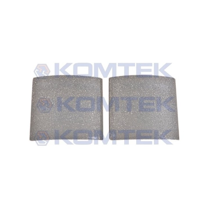 Okładzina hamulcowa bez otworów