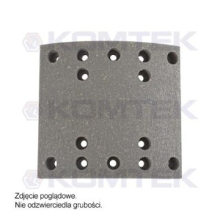 Okładzina hamulcowa Premium - otwory 8 mm