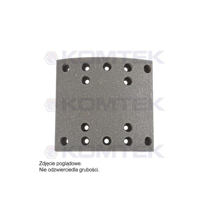 Okładzina hamulcowa Premium - otwory 8 mm