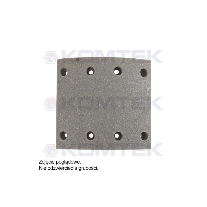 Okładzina hamulcowa Premium bez otworów