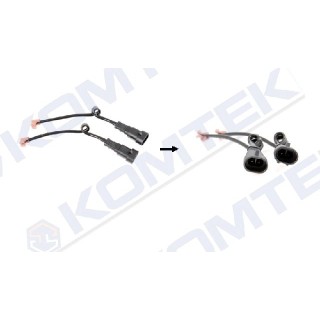 Czujnik zużycia klocków Iveco Daily tył   kpl 2 szt