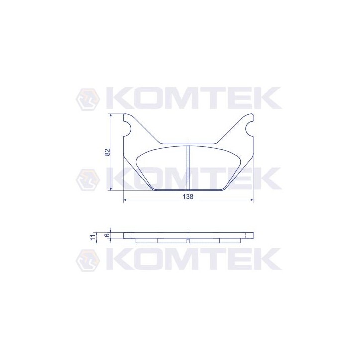 Klocki hamulcowe Premium GR 11