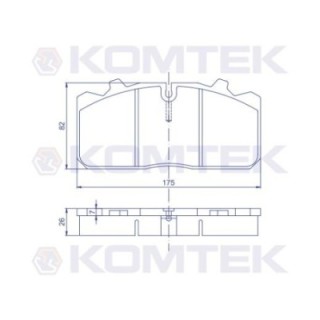 Klocki hamulcowe DON 29285