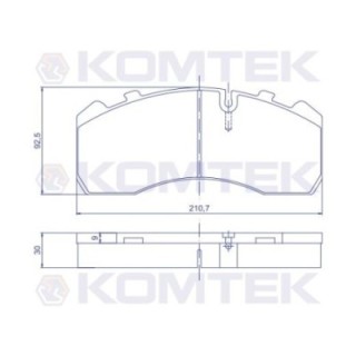 Klocki hamulcowe DON Mercedes Atego