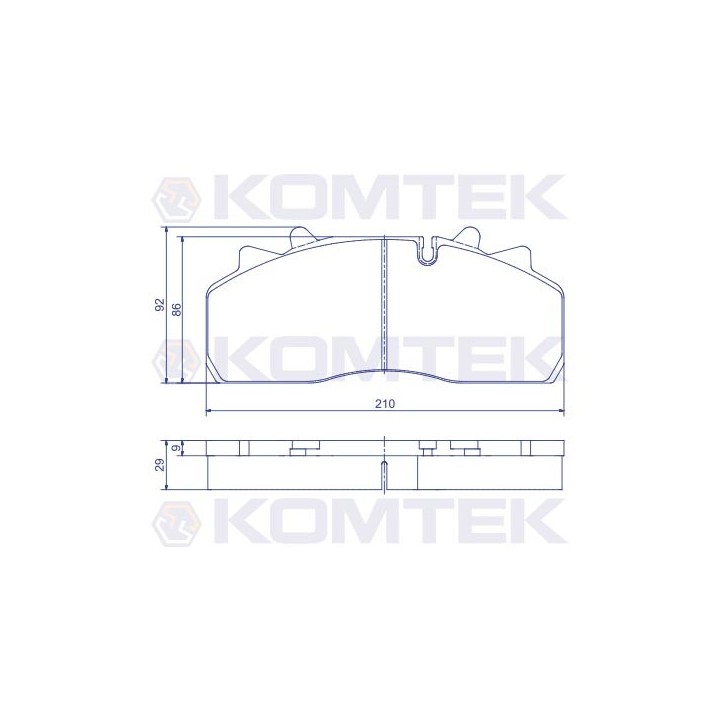 Klocki hamulcowe DON 29313