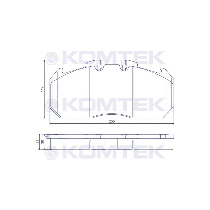 Klocki hamulcowe DON