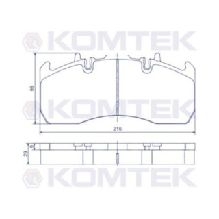 Klocki hamulcowe Premium HD Renault Volvo