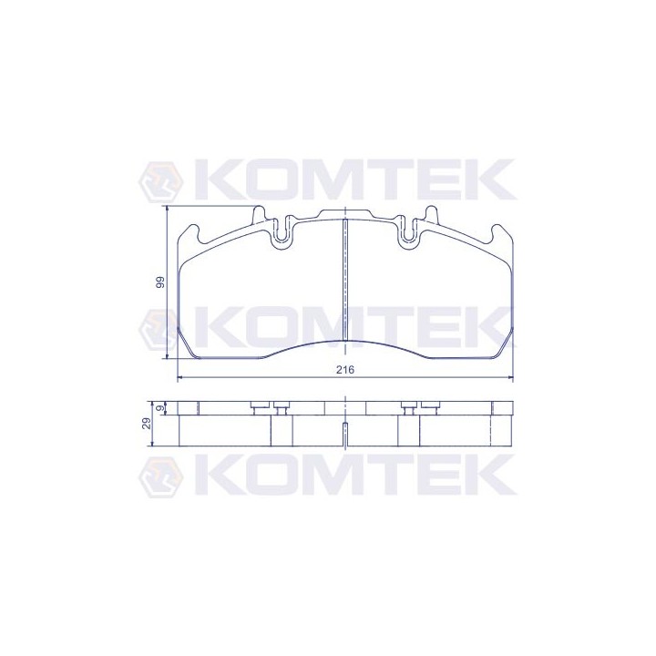 Klocki hamulcowe Premium HD Renault Volvo