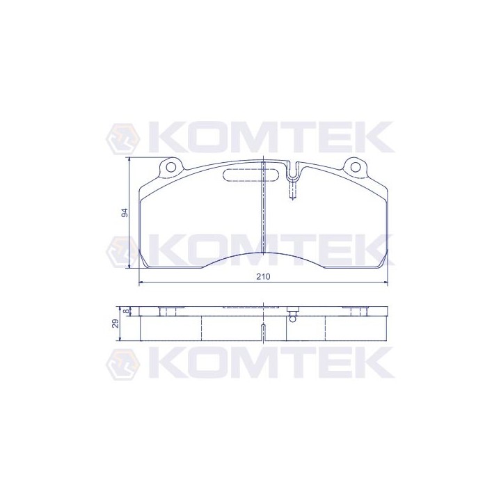 Klocki hamulcowe Renault Midlum Volvo FL6