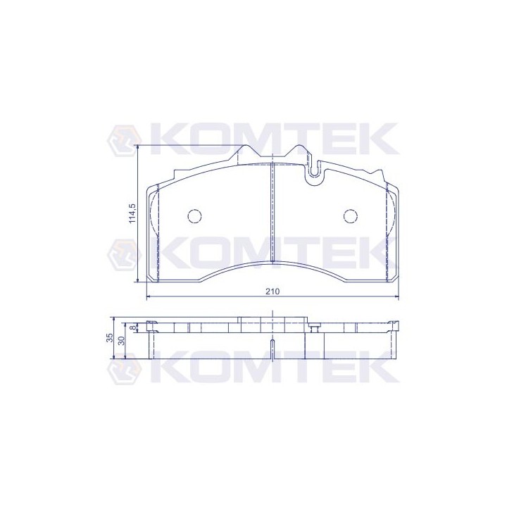 Klocki hamulcowe Premium HD BPW