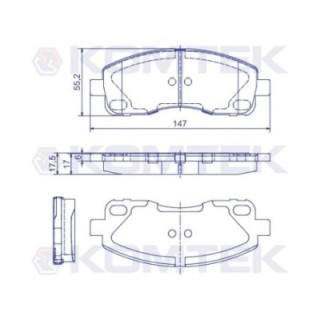 Klocki hamulcowe Mitshubishi Canter