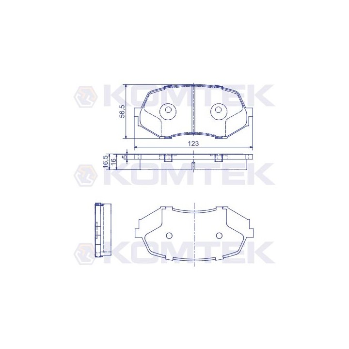 Klocki hamulcowe Mitsubishi Canter