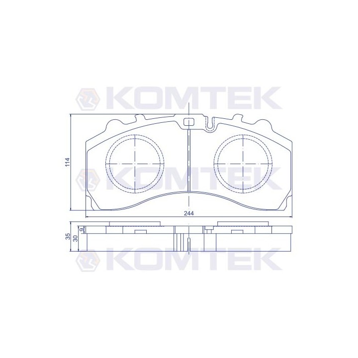 Klocki hamulcowe Mercedes MP4 przód