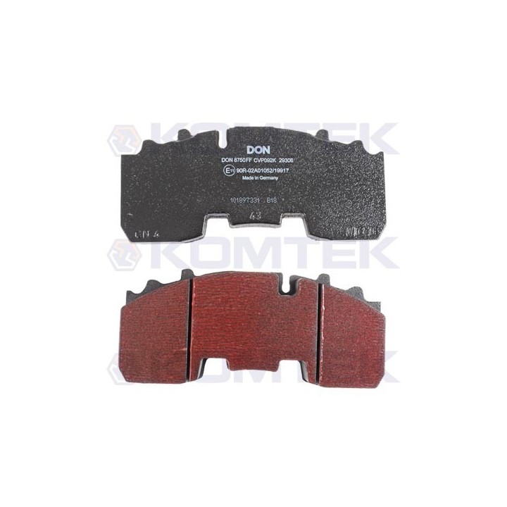 Klocki hamulcowe DON BPW SAF 29165