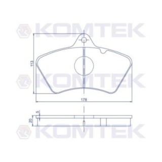 Klocki hamulcowe Premium gr. 20