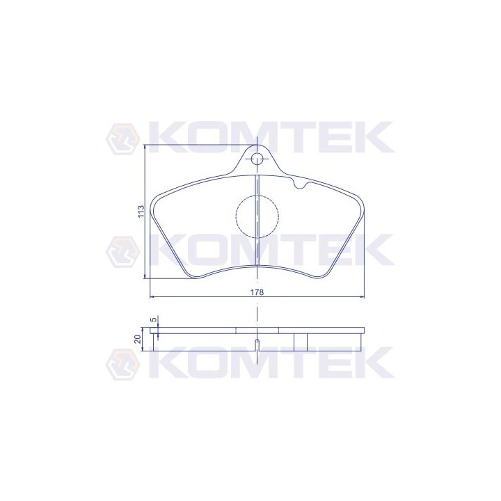 Klocki hamulcowe Premium gr. 20