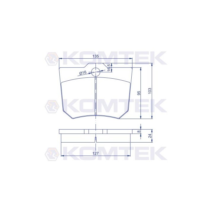 Klocki hamulcowe Premium