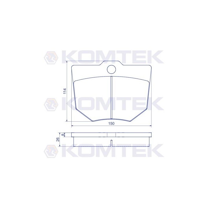 Klocki hamulcowe Premium
