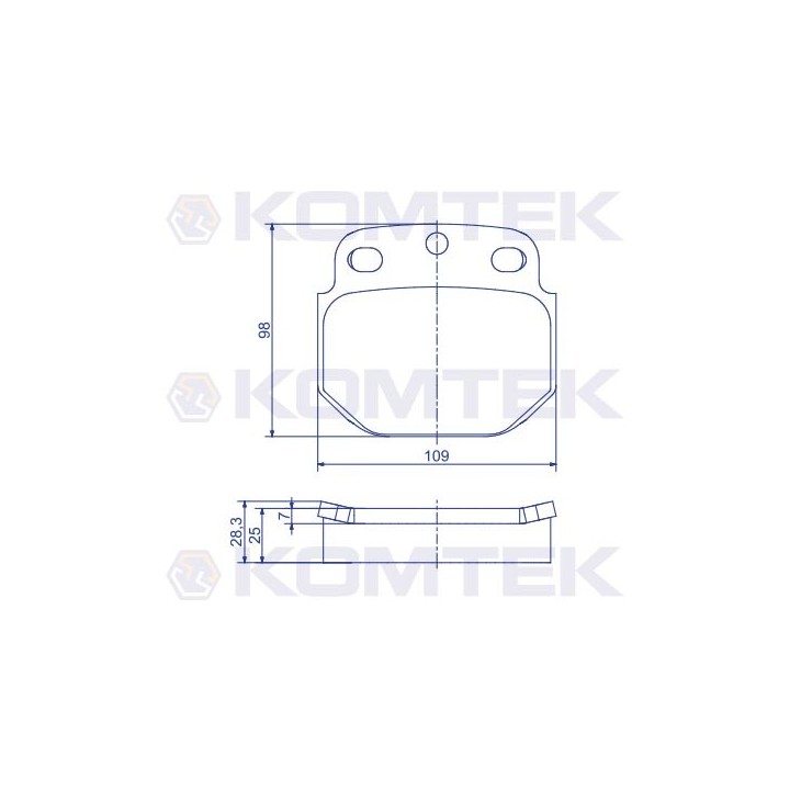 Klocki hamulcowe Premium Neoplan Setra